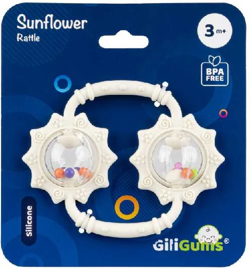 Gili Gums GILIGUMS GG 30058 Barškutis Saulėgrąžos smėlio spalvos