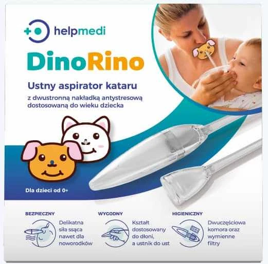 HELPMEDI DinoRino geriamasis slogos aspiratorius