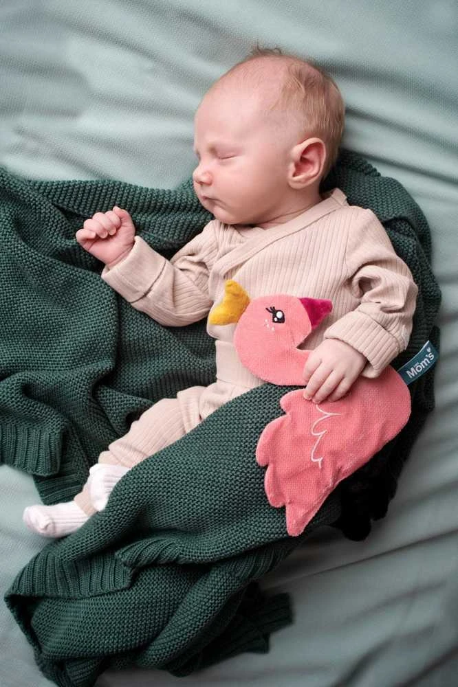Hencz Moms Care Mamos priežiūra Cuddly žaislas „Kamala Swan 0+