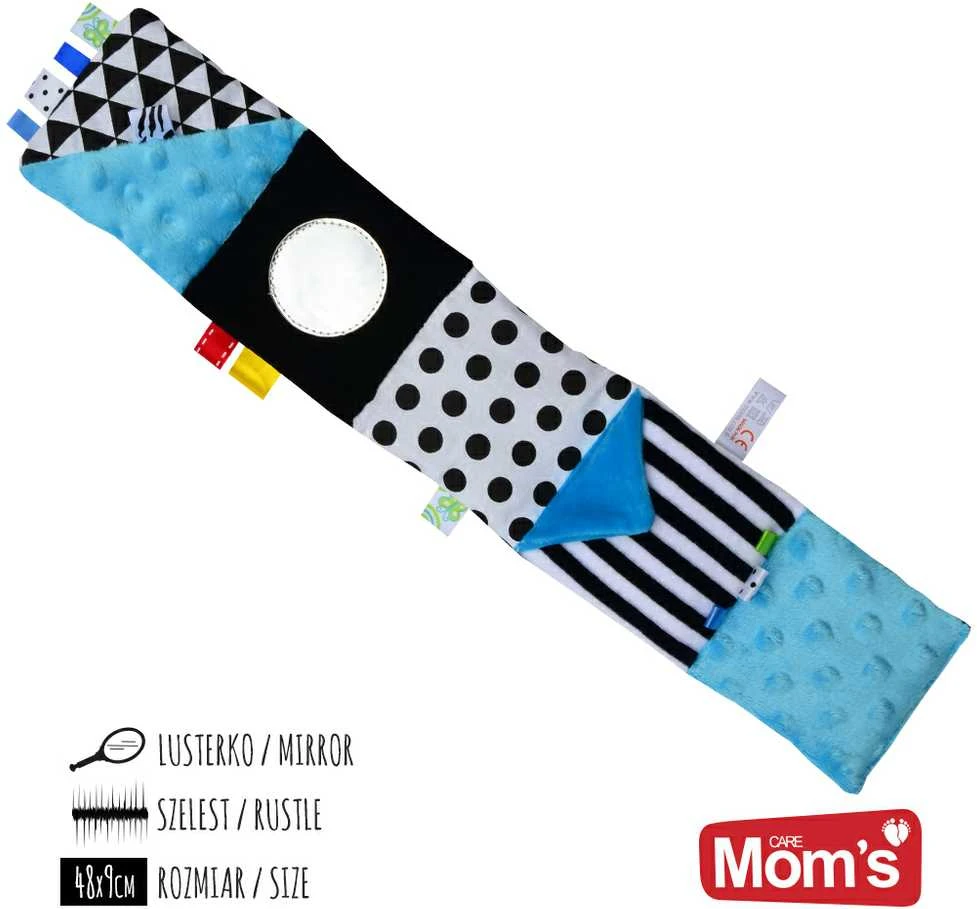 Mom's Care „Hencz“ žaislai kontrastingi brošiūros žyma