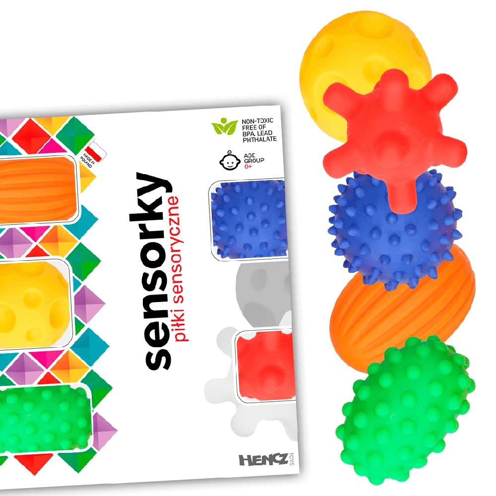 Hencz Moms Care HENCZ 875 Sensoriniai kamuoliukai 5vnt (dėžutė)
