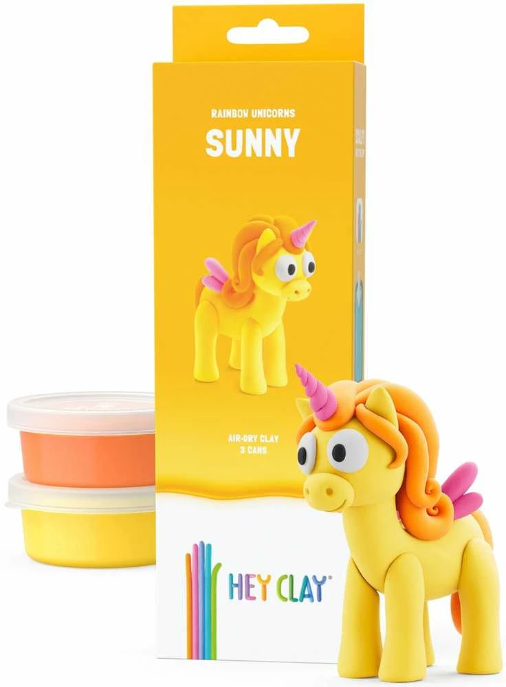 TM Toys HEY CLAY HCL30135CEE Vienaragio saulėta figūrėlė 3 vnt.