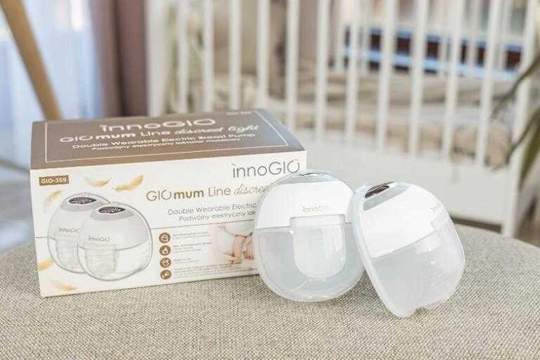 INNOGIO GIO-359 GIOmum Line diskretiškas lengvas dvigubo apvalkalo elektrinis pientraukis