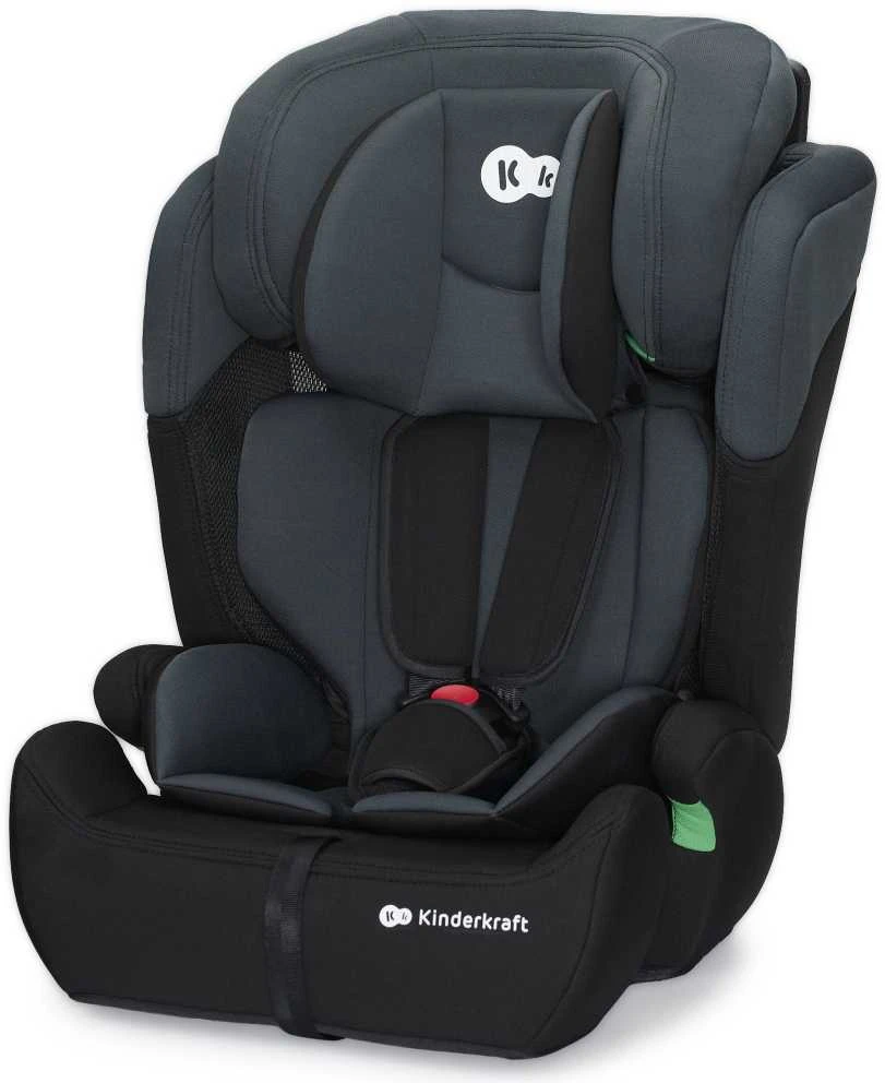 KINDERKRAFT automobilinė kėdutė COMFORT UP i-Size, juodos spalvos, KCCOUP02BLK0000