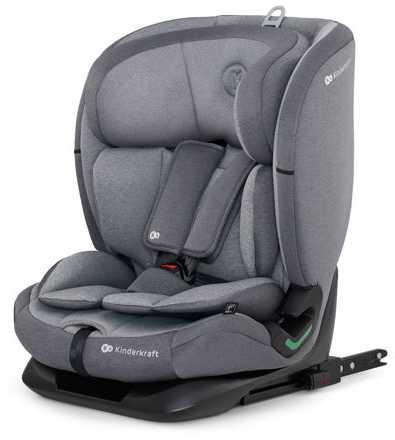 KINDERKRAFT ONETO3 i-Size automobilinė kėdutė 76-150 cm šalta pilka