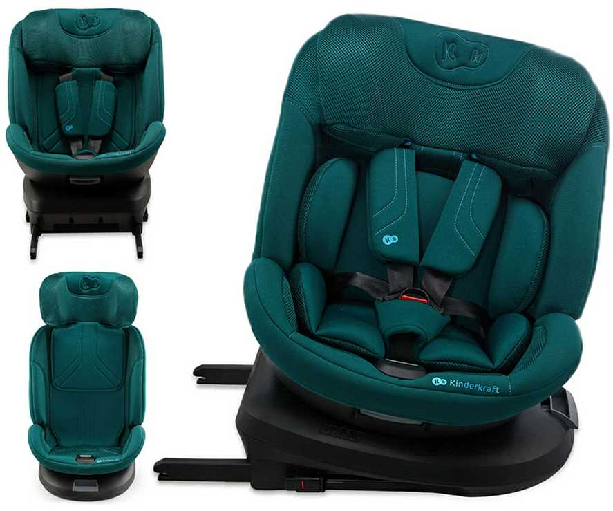 Kinderkraft KINDENKRAFT automobilinė kėdutė 40-150 cm, XPEDITION 3 i-size, žalias, KCXPED03GRE0000
