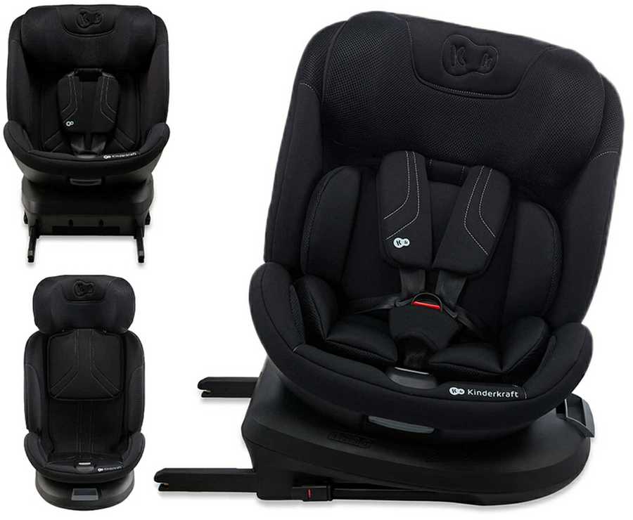 Kinderkraft KINDENKRAFT automobilinė kėdutė 40-150 cm, XPEDITION 3 i-size, juodas, KCXPED03BLK0000