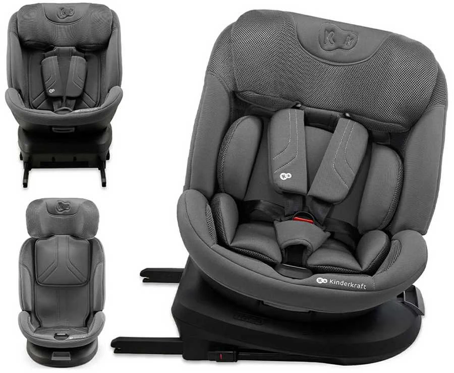 Kinderkraft KINDENKRAFT automobilinė kėdutė 40-150 cm, XPEDITION 3 i-size, pilkas, KCXPED03GRY0000