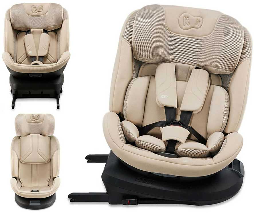 Kinderkraft KINDENKRAFT automobilinė kėdutė 40-150 cm, XPEDITION 3 i-size, beige, KCXPED03BEG0000