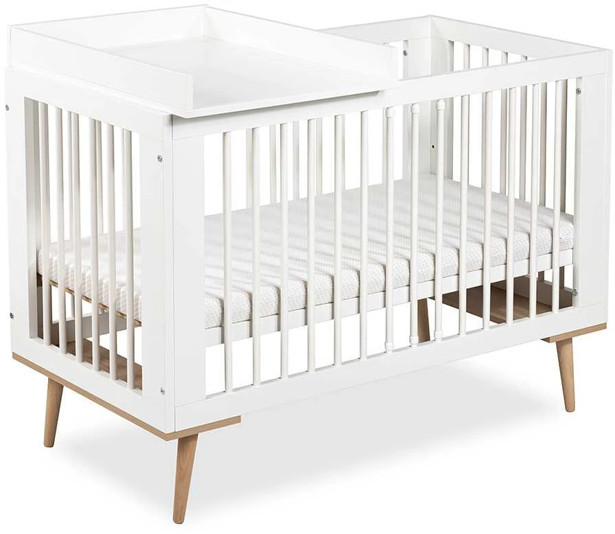 KLUPŚ lovelės užvalkalas 120x60 baltas