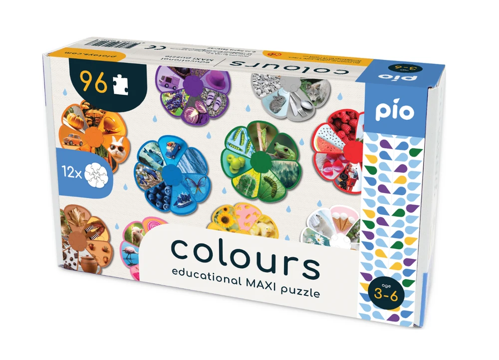 Dėlionė PIO "Colours", 3+