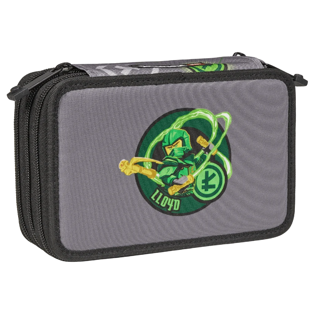 LEGO BAGS LEGO NINJAGO 3 skyrių pieštukinė su kanceliarinėmis priemonėmis „Elemental Master of Energy“
