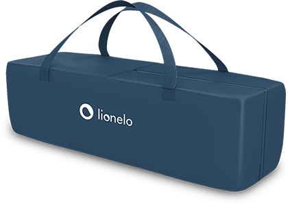 LIONELO Kelioninė lovelė Stefi Mėlyna Navy