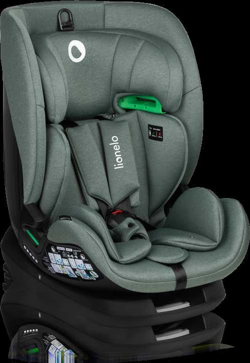 LIONELO Lavender i-Size žalia pistacijų automobilinė kėdutė