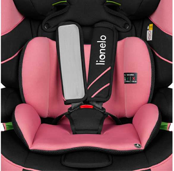 LIONELO Levi One i-Size Rožinė Rose automobilinė kėdutė