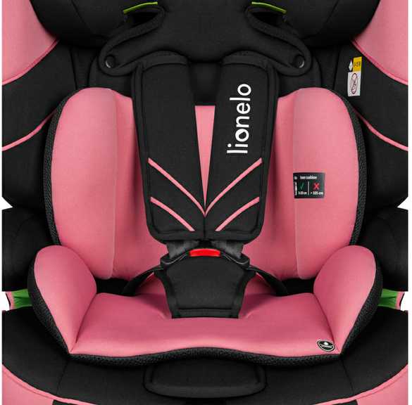 LIONELO Levi One i-Size Rožinė Rose automobilinė kėdutė