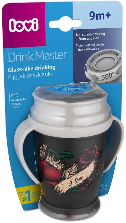 LOVI 1/607 Puodelis 360 Gėrimų Meistras 250ml