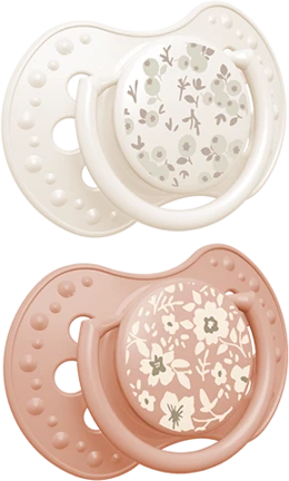 LOVI silikoniniai dinaminiai čiulptukai, Blossom Ivory, 6-18m, 2 vnt., 22/923girl