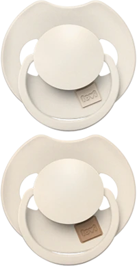 LOVI silikoniniai dinaminiai čiulptukai Prime, Coconut/ Ivory, 18+m, 2 vnt., 34/403