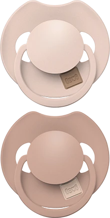 LOVI silikoniniai dinaminiai čiulptukai Prime, Nude/ Blush, 18+m, 2 vnt., 34/407