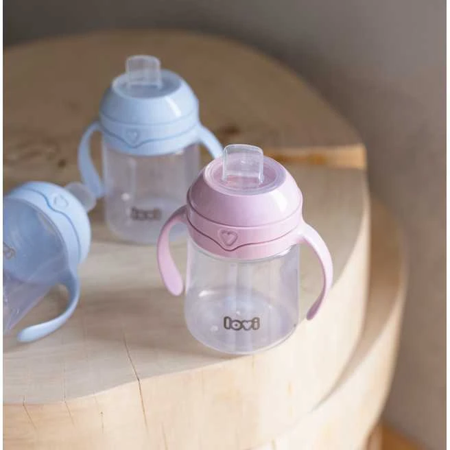 LOVI 35/353 Pirmas puodelis su snapeliu 150ml. rožinis