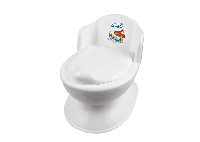 Media Rodzina MALTEX Mažyliams skirtas tualetas Smurfs baltas