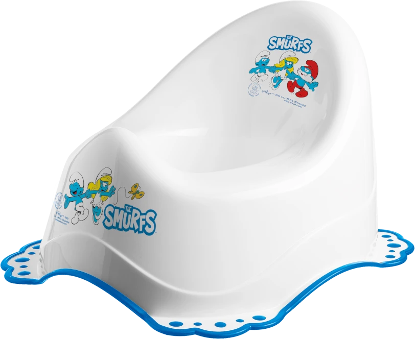 MALTEX Potty 2K Smurfs balta/ mėlyna
