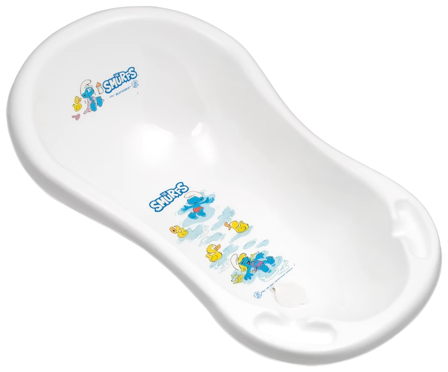 MALTEX vonia 84cm su kamščiu Smurfs balta