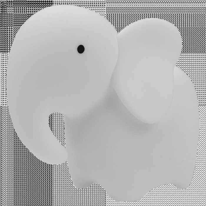 Eco Light MARY'S MW61258 LED naktinė lemputė baltas dramblys su nuotolinio valdymo pultu