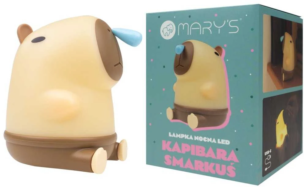 Eco Light Lampki MARY'S MW61421 LED naktinė lemputė Capybara Snotty