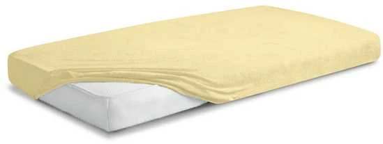 MATEX kilpinė paklodė PREMIUM su elastine juostele 60x120 [TB0025_04] geltona