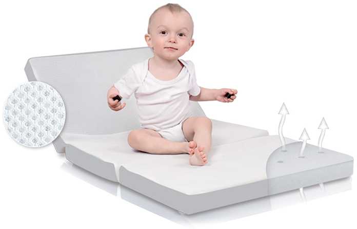 MATEX VENTI kelioninis čiužinys 120x60x6 [TB0233]