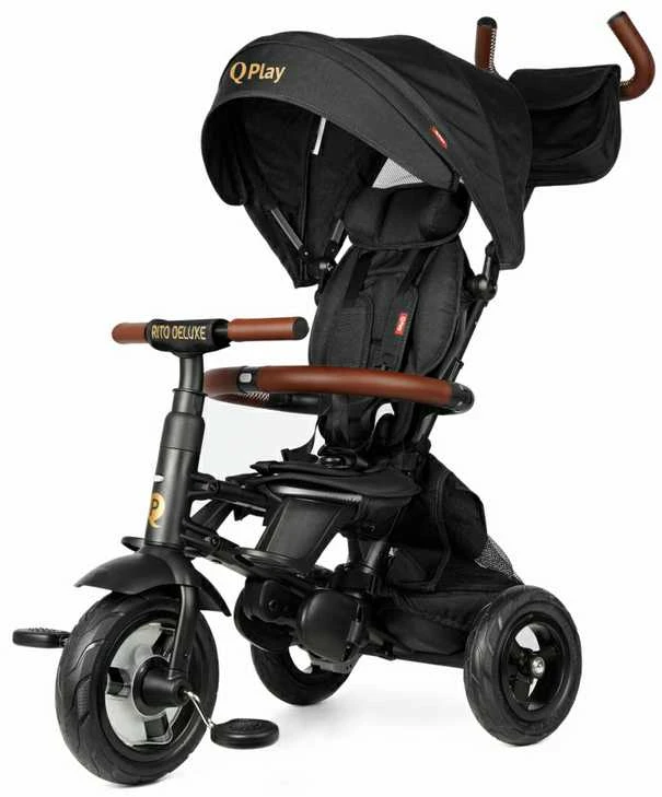 MILLY MALLY 5680 Qplay Triratis Rito Deluxe Guma juoda