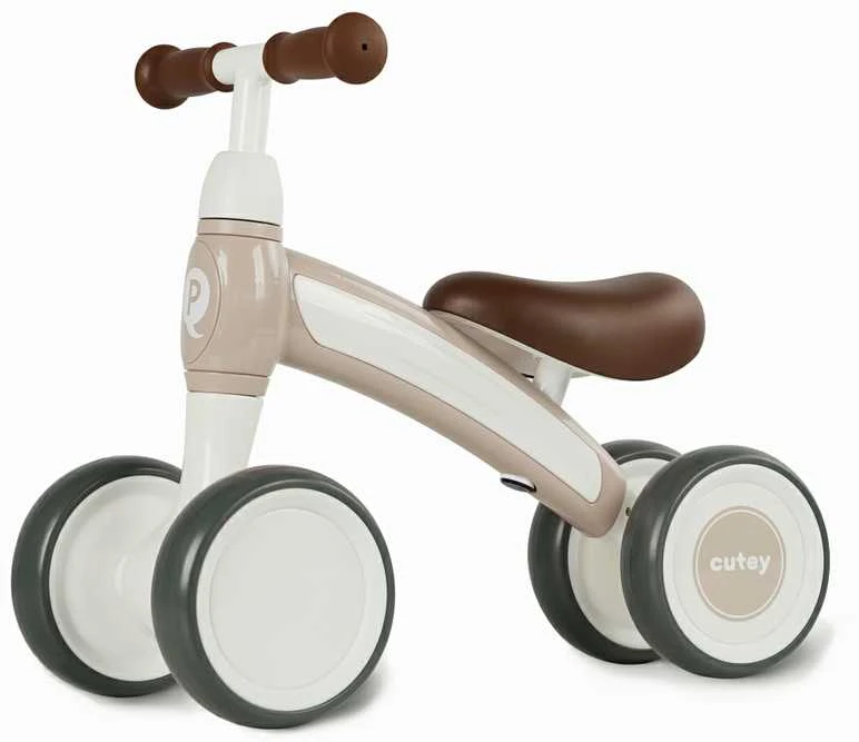 Qplay Cutey Retro paspirtukas keturatis rusvas