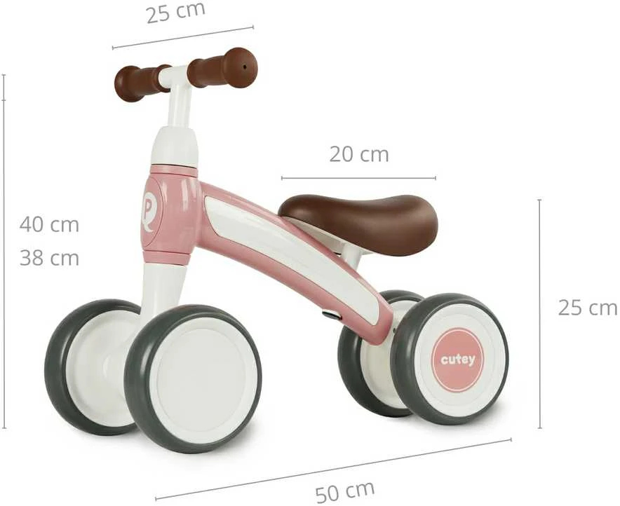 MILLY MALLY 5688 Qplay Transporto priemonė Cutey Retro rožinė
