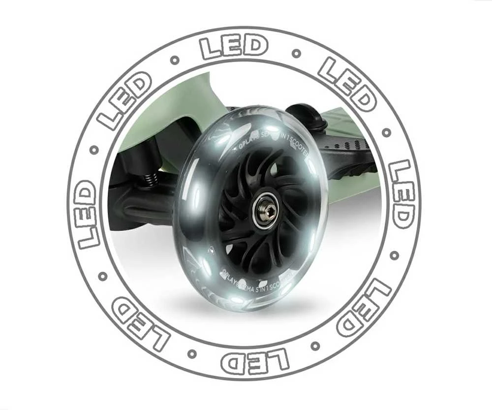 MILLY MALLY 5691 Qplay Sema Pro 3in1 Motoroleris žalias