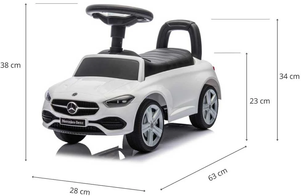 MILLY MALLY 6101 Transporto priemonė Mercedes C-Class S Balta