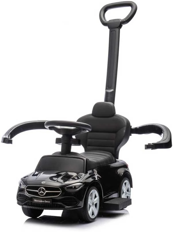 MILLY MALLY 6107 Mercedes C klasės juoda transporto priemonė su rankena