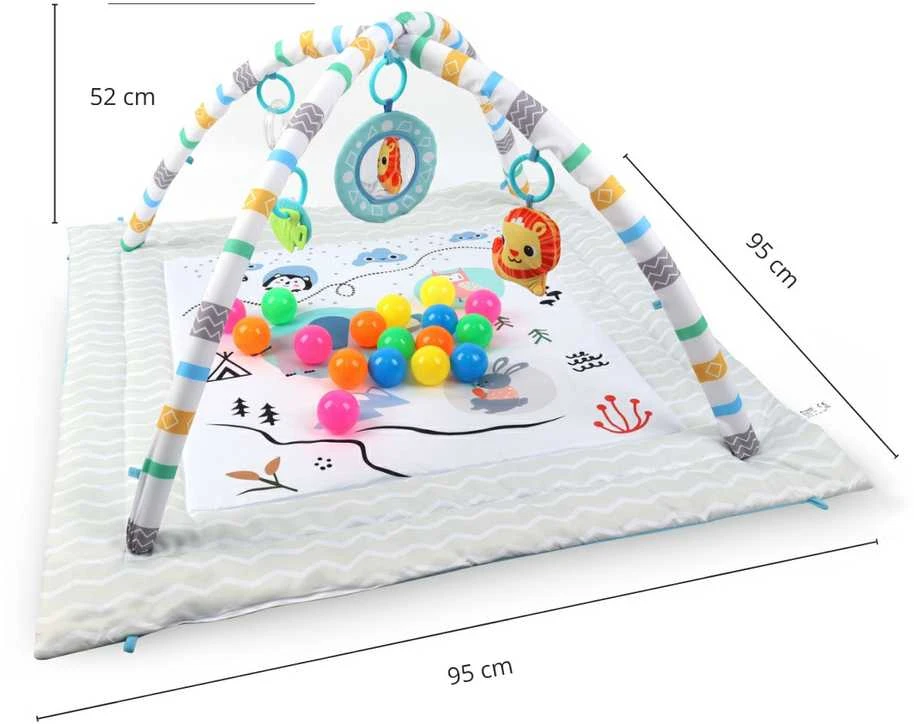 MILLY MALLY 6147 TinyMini JL656-2A mokomasis kilimėlis 2in1 Pramogos kalnuose