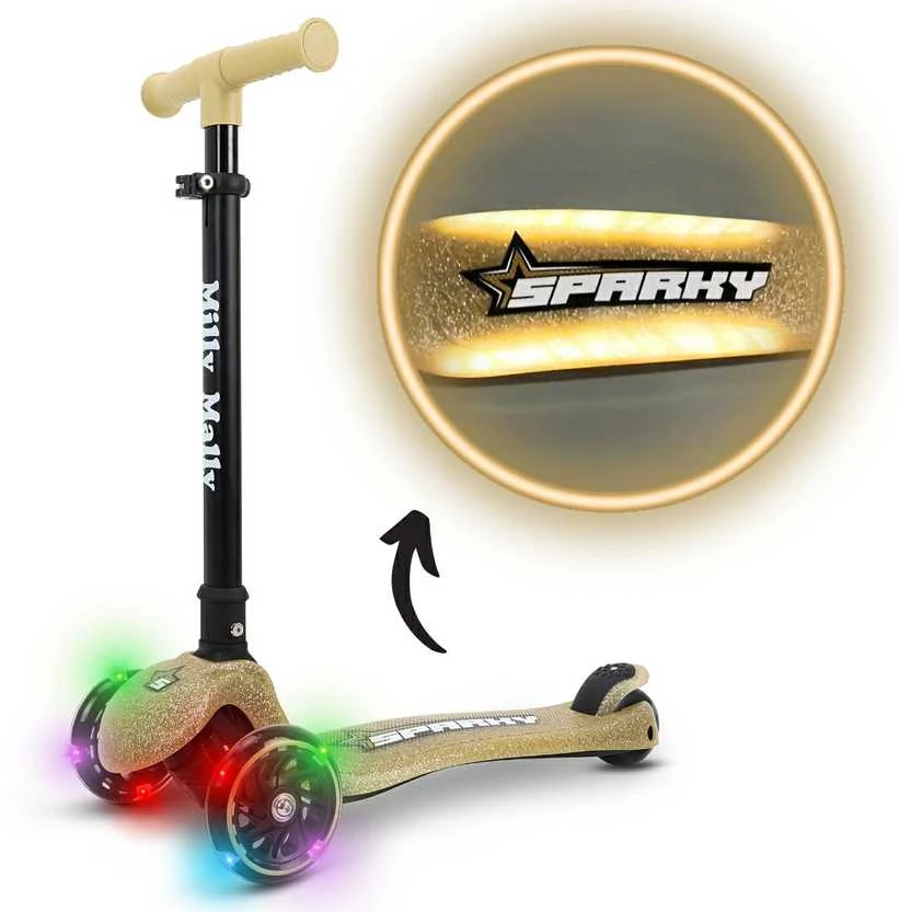 MILLY MALLY 6250 Motoroleris Sparky šampanas