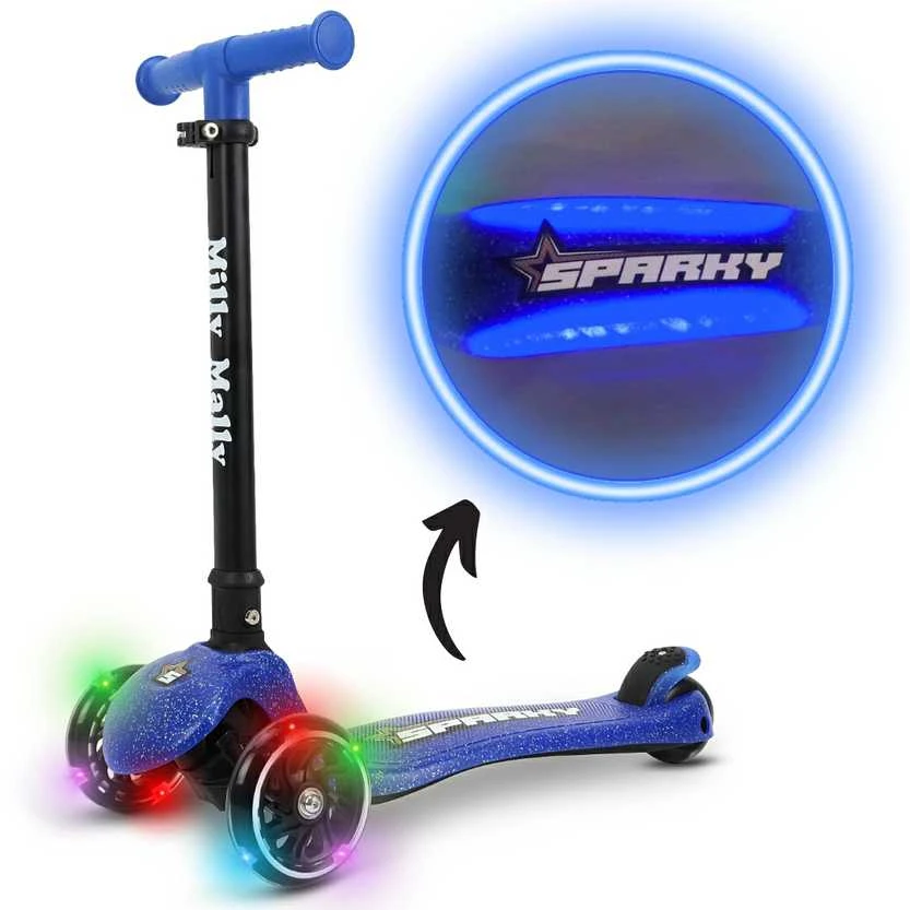 MILLY MALLY 6251 Motoroleris Sparky mėlynas