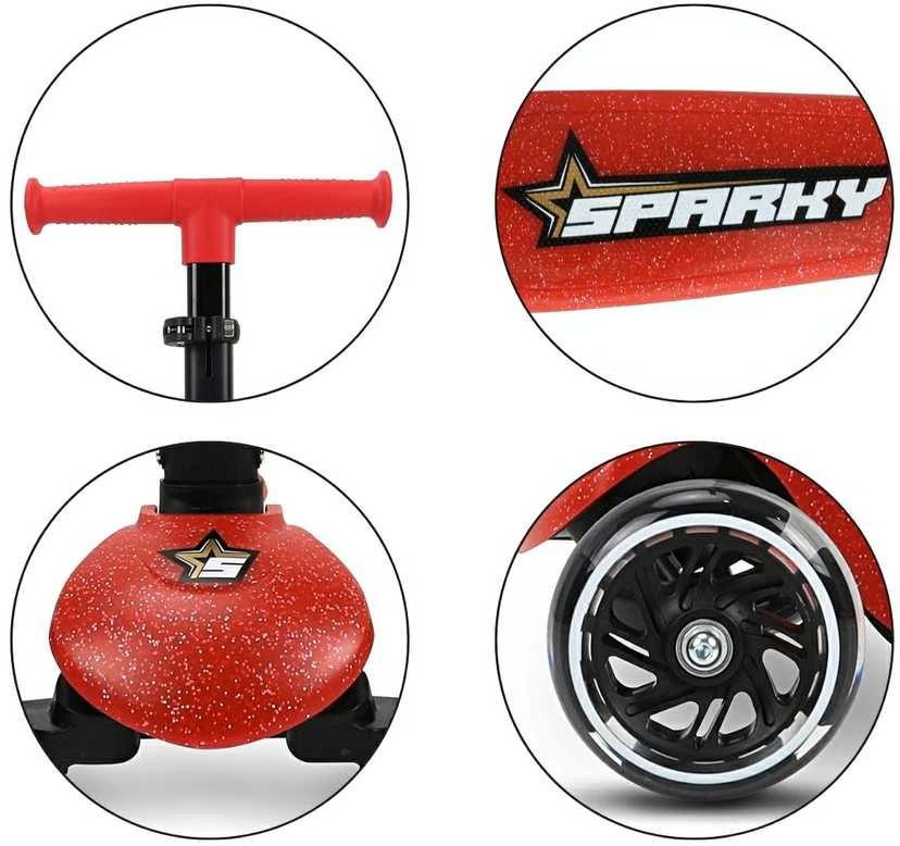 MILLY MALLY 6252 Motoroleris Sparky raudonas
