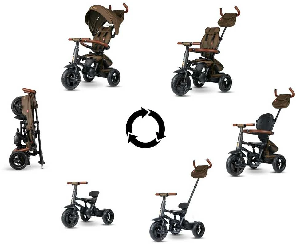 MILLY MALLY 6299 Qplay Triratis Rito Deluxe guminis rudas