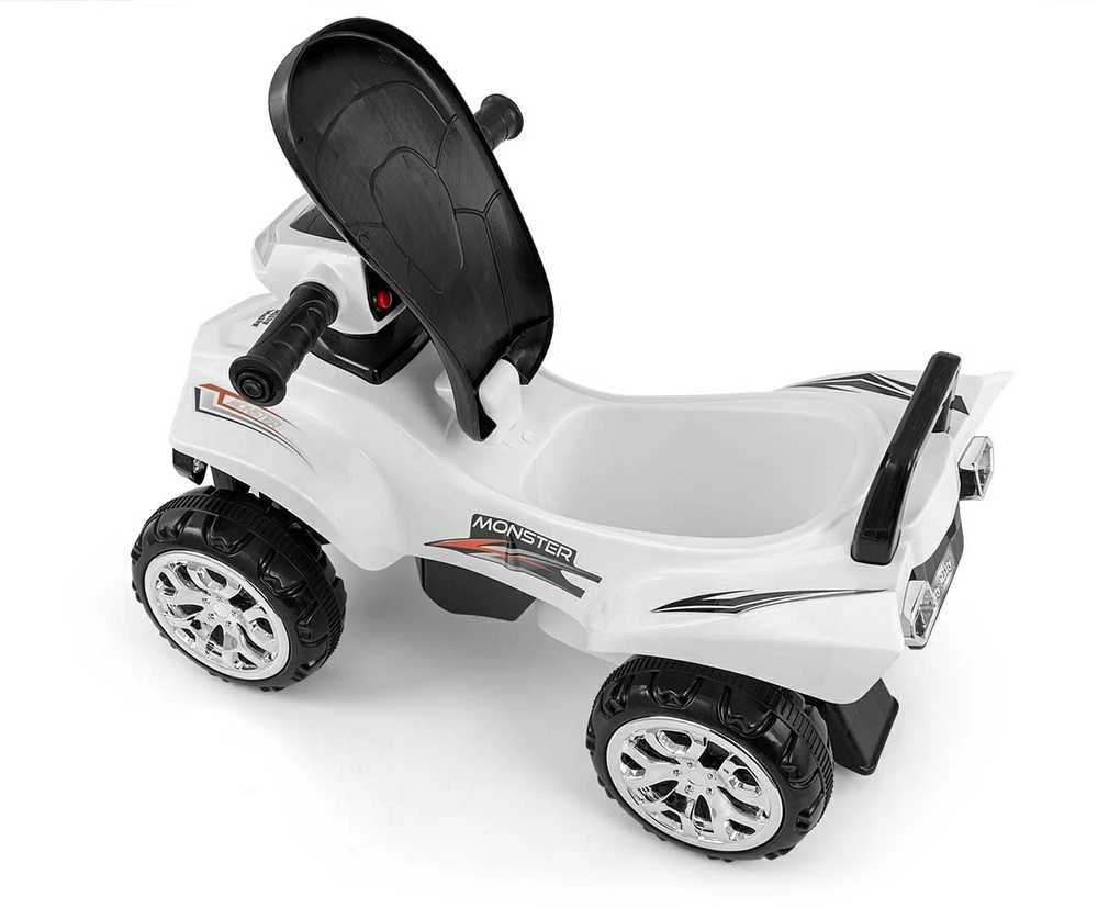 MILLY MALLY Monster balta transporto priemonė