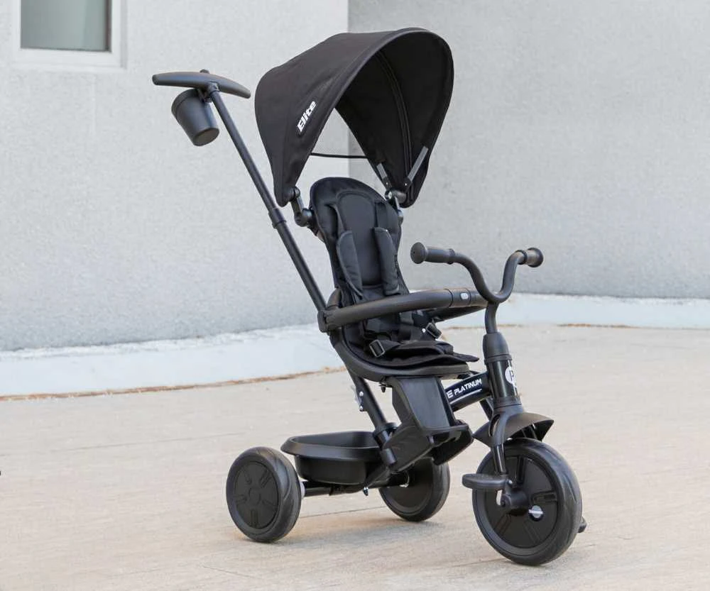 Triratukas Qplay Elite Platinum, Juodas