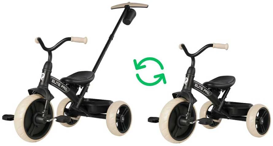 MILLY MALLY Qplay Triratis Elite Pro Juodas