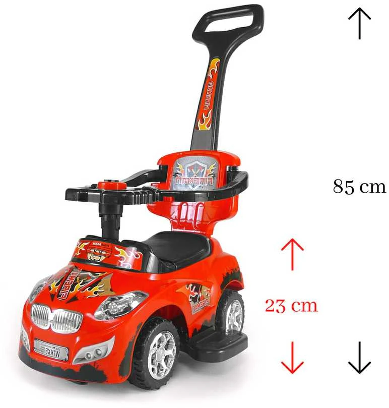MILLY MALLY Transporto priemonė Happy juoda
