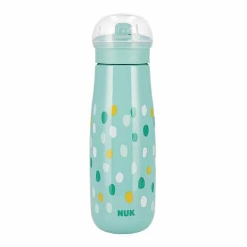 Nuk Mini-Me atverčiamas puodelis +12 mėnesių 1U 450ml Žalias