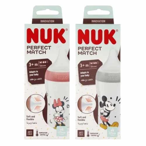 NUK 742036 PP silikoninis buteliukas 260ml MICKEY