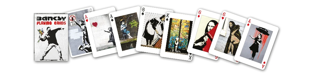 PIATNIK Žaidimo kortos „Banksy“